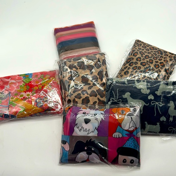 Six Reusable Shopping Totes Bundle NWT - Picture 3 of 6